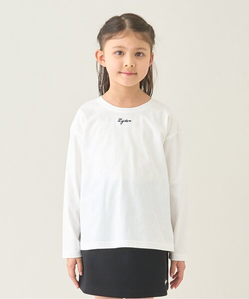 Lycee mine（リセマイン）の「【綿100％】 【スクール対応】AラインTシャツ(２枚セット)（Tシャツ/カットソー・キッズ・サックスブルー/ラベンダー・120cm/140cm/100cm/130cm/110cm）」の22枚目の写真