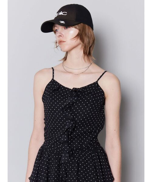 EMODA（エモダ）の「シアーラッフルキャミロングトップ（その他トップス・レディース・ベージュ/その他/ブラック・FREE）」の14枚目の写真