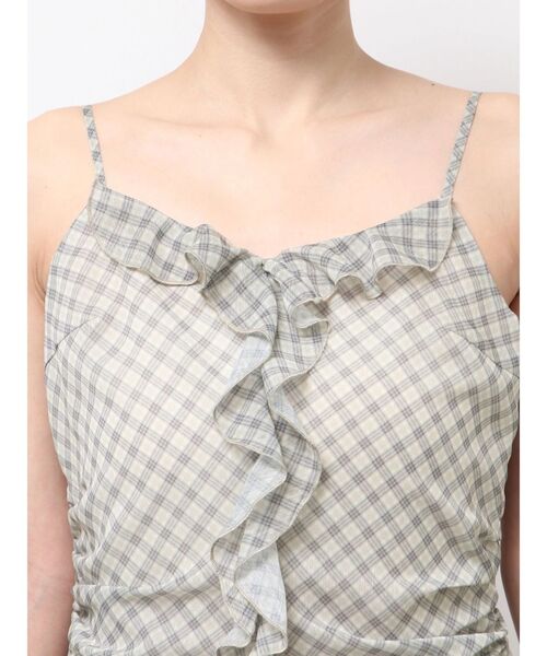 EMODA（エモダ）の「シアーラッフルキャミロングトップ（その他トップス・レディース・ベージュ/その他/ブラック・FREE）」の21枚目の写真