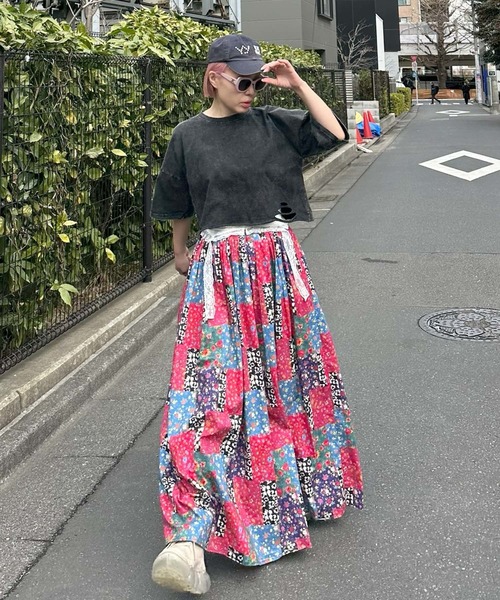 Alley Tokyo(アリートーキョー)の「ひとくせウォッシュ加工BIG T(Tシャツ/カットソー・レディース・ブラック系その他/ブラック・FREE)」の11枚目の写真