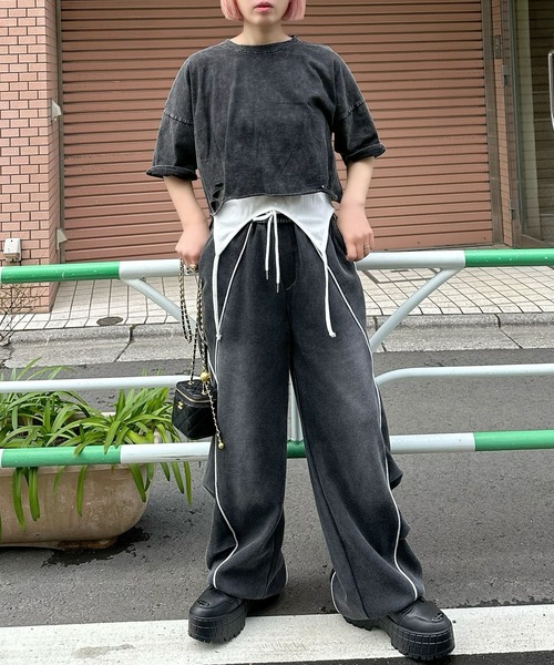 Alley Tokyo(アリートーキョー)の「ひとくせウォッシュ加工BIG T(Tシャツ/カットソー・レディース・ブラック系その他/ブラック・FREE)」の16枚目の写真