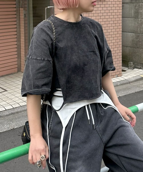 Alley Tokyo(アリートーキョー)の「ひとくせウォッシュ加工BIG T(Tシャツ/カットソー・レディース・ブラック系その他/ブラック・FREE)」の17枚目の写真