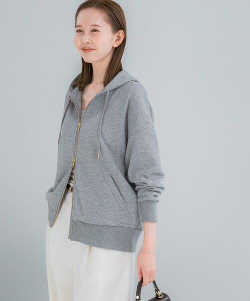 URBAN RESEARCH ROSSO WOMEN（アーバンリサーチ　ロッソ）の「『WEB限定』『UR TECH』オーバーZIPパーカー（パーカー・レディース・ライトベージュ/グレー/ブラウン/ブルー系その他・FREE）」の20枚目の写真