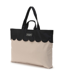 kate spade new york kids（ケイトスペードニューヨーク）の「ボウ＆スカラップレッスンバッグ（トートバッグ）」