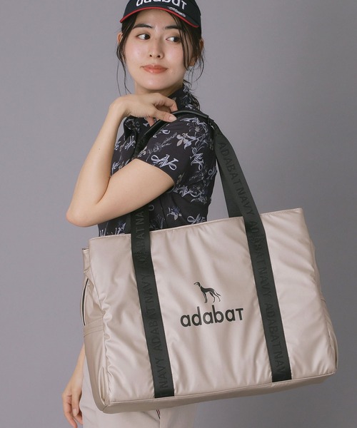 adabat(アダバット)の「トート型ボストンバッグ(トートバッグ・レディース・ピンクゴールド/ブラック・00)」の1枚目の写真