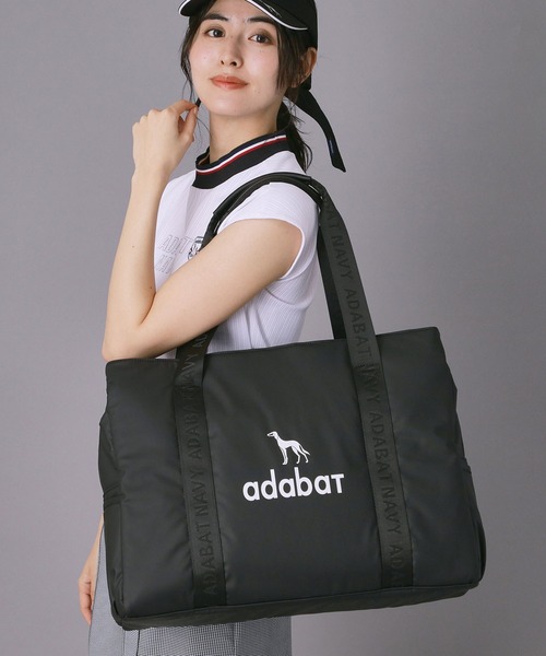 adabat(アダバット)の「トート型ボストンバッグ(トートバッグ・レディース・ピンクゴールド/ブラック・00)」の2枚目の写真