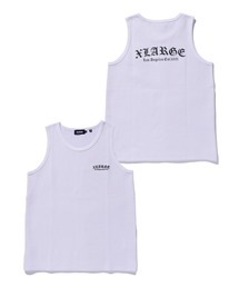L.G.B. ブリーチ加工 バックプリント タンクトップ サイズ0 アーカイブ RVCA ルーカ タンクトップ メンズ カットオフ ノースリーブ バック