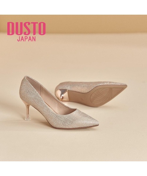 VIBGYOR（ヴィブジョー）の「【DUSTO】レディースヒールパンプス(MA)（パンプス・レディース・シルバー/ゴールド・24/23.5/23）」の2枚目の写真