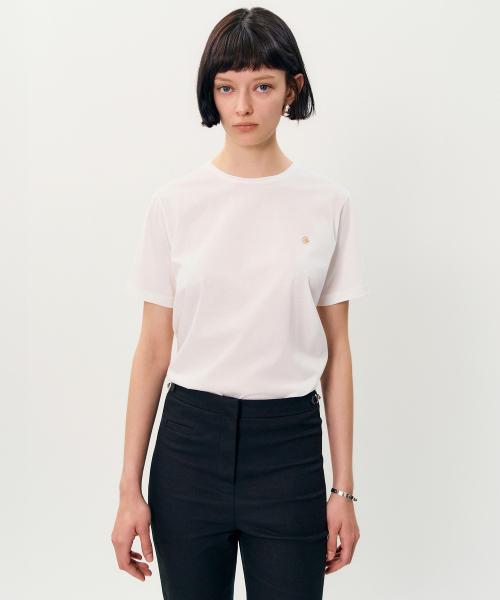 MAYVERU(メイバーユー)の「Dudi T-shirt _ Ivory(Tシャツ/カットソー・レディース・その他・FREE)」の1枚目の写真