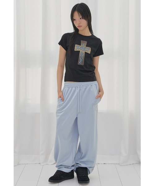 FANCY CLUB(ファンシークラブ)の「A'GEM/9 × .kom 『FANCY CLUB/ファンシークラブ』 FROSS GLOSSY TEE/フロスグロッシーTシャツ(Tシャツ/カットソー・レディース・ブラック/ホワイト・FREE)」の12枚目の写真