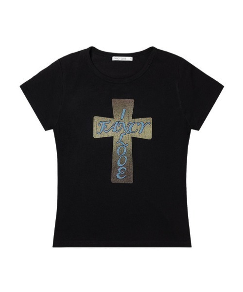 FANCY CLUB(ファンシークラブ)の「A'GEM/9 × .kom 『FANCY CLUB/ファンシークラブ』 FROSS GLOSSY TEE/フロスグロッシーTシャツ(Tシャツ/カットソー・レディース・ブラック/ホワイト・FREE)」の22枚目の写真