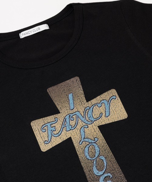 FANCY CLUB(ファンシークラブ)の「A'GEM/9 × .kom 『FANCY CLUB/ファンシークラブ』 FROSS GLOSSY TEE/フロスグロッシーTシャツ(Tシャツ/カットソー・レディース・ブラック/ホワイト・FREE)」の20枚目の写真