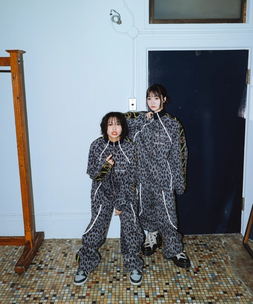 over print(オーバープリント)の「overprint/オーバープリント/PINK NOISE SETUP(ジャージ・レディース・ブラック・L)」の2枚目の写真