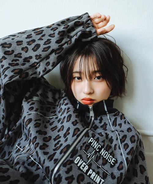 over print(オーバープリント)の「overprint/オーバープリント/PINK NOISE SETUP(ジャージ・レディース・ブラック・L)」の12枚目の写真