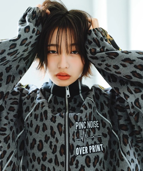 over print(オーバープリント)の「overprint/オーバープリント/PINK NOISE SETUP(ジャージ・レディース・ブラック・L)」の18枚目の写真