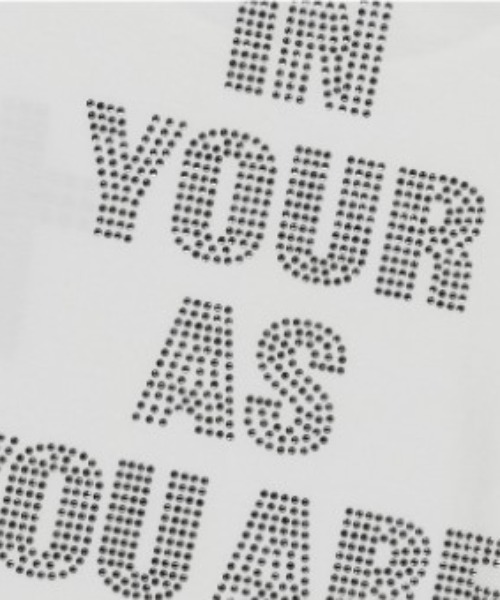 as you are(アズユーアー)の「◇ASYOUARE◇クロスライン オフショルダー Tシャツ CROSS LINE OFF-SHOULDER T-SHIRT(Tシャツ/カットソー・レディース・ブラック/ホワイト・FREE)」の10枚目の写真