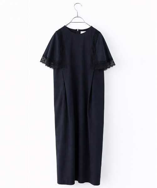 Marilyn Moon(マリリンムーン)の「laced handkerchief sleeve one-piece(ワンピース・レディース・ブラック/オフホワイト/ネイビー・FREE)」の16枚目の写真