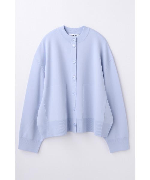 ENFOLD(エンフォルド)の「WIDE-ARM BOX-CARDIGAN(カーディガン/ボレロ・レディース・ダークネイビー/ライトパープル/ライトグレー・38)」の3枚目の写真