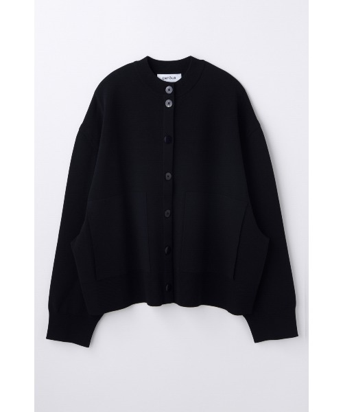 ENFOLD(エンフォルド)の「WIDE-ARM BOX-CARDIGAN(カーディガン/ボレロ・レディース・ダークネイビー/ライトパープル/ライトグレー・38)」の2枚目の写真