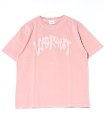 貼り付けロゴ半袖Tシャツ