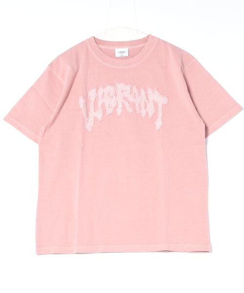 ８(eight)（エイト）の「貼り付けロゴ半袖Tシャツ（Tシャツ/カットソー・メンズ・ピンク/グリーン系その他/ブラック・MEDIUM/LARGE）」の3枚目の写真