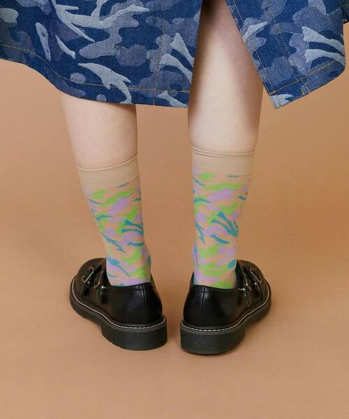 FRAPBOIS（フラボア）の「プラージュソックス（ソックス/靴下・レディース・ネイビー/ベージュ/グリーン・FREE）」の5枚目の写真