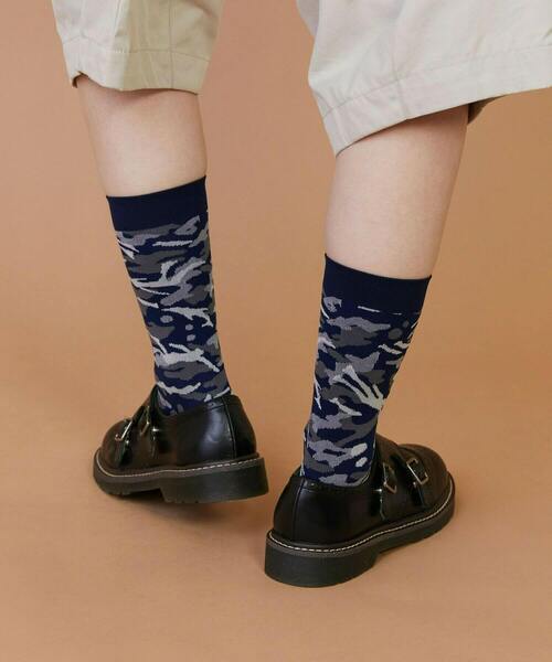 FRAPBOIS（フラボア）の「プラージュソックス（ソックス/靴下・レディース・ネイビー/ベージュ/グリーン・FREE）」の9枚目の写真