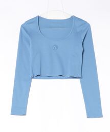 MARINE SERRE（マリーン・セル）の「MOON LOGO JERSEY LS ROUNDNECK WTT033ACJER0011（Tシャツ/カットソー）」