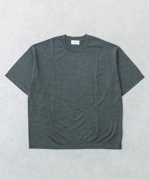 URBAN RESEARCH(アーバンリサーチ)の「new basic WASHABLE MERINO WOOL T-SHIRTS(Tシャツ/カットソー・メンズ・チャコールグレー/ブラック/ネイビー・LARGE/MEDIUM/X-LARGE)」の3枚目の写真