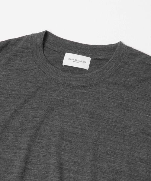 URBAN RESEARCH(アーバンリサーチ)の「new basic WASHABLE MERINO WOOL T-SHIRTS(Tシャツ/カットソー・メンズ・チャコールグレー/ブラック/ネイビー・LARGE/MEDIUM/X-LARGE)」の5枚目の写真