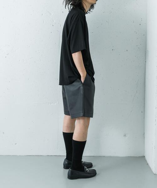 URBAN RESEARCH(アーバンリサーチ)の「『洗濯可』new basic WASHABLE MERINO WOOL T-SHIRTS(Tシャツ/カットソー・メンズ・チャコールグレー/ブラック/ネイビー・LARGE/MEDIUM/X-LARGE)」の4枚目の写真