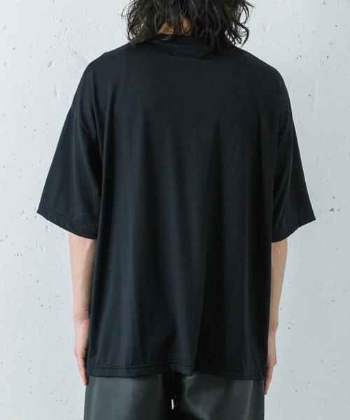 URBAN RESEARCH(アーバンリサーチ)の「『洗濯可』new basic WASHABLE MERINO WOOL T-SHIRTS(Tシャツ/カットソー・メンズ・チャコールグレー/ブラック/ネイビー・LARGE/MEDIUM/X-LARGE)」の7枚目の写真
