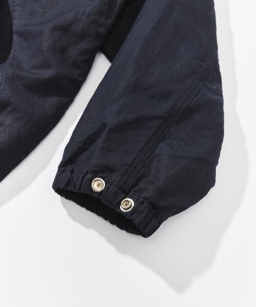 CAHLUMN（カウラム）の「CAHLUMN/カウラム Cotton Linen Harrington Jacket/コットン リネン ハリントンジャケット（ブルゾン・メンズ・ネイビー/ベージュ・MEDIUM/LARGE/XX-LARGE/X-LARGE）」の8枚目の写真