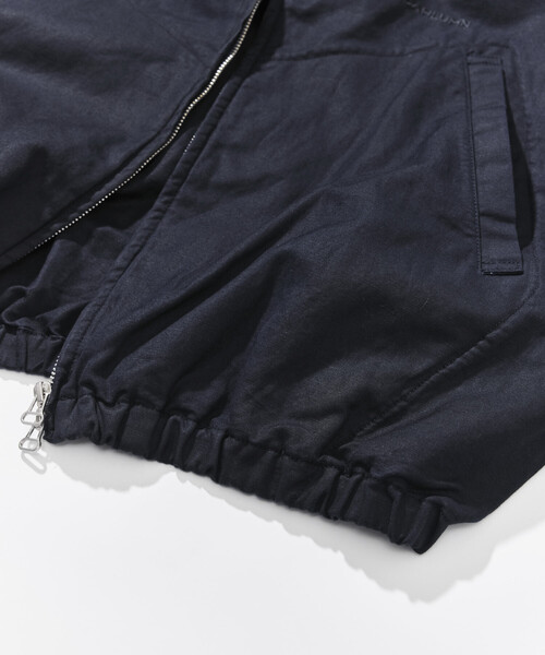 CAHLUMN（カウラム）の「CAHLUMN/カウラム Cotton Linen Harrington Jacket/コットン リネン ハリントンジャケット（ブルゾン・メンズ・ネイビー/ベージュ・MEDIUM/LARGE/XX-LARGE/X-LARGE）」の10枚目の写真