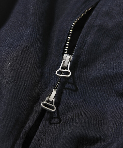 CAHLUMN（カウラム）の「CAHLUMN/カウラム Cotton Linen Harrington Jacket/コットン リネン ハリントンジャケット（ブルゾン・メンズ・ネイビー/ベージュ・MEDIUM/LARGE/XX-LARGE/X-LARGE）」の13枚目の写真