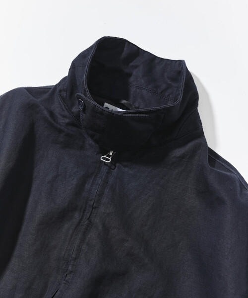 CAHLUMN（カウラム）の「CAHLUMN/カウラム Cotton Linen Harrington Jacket/コットン リネン ハリントンジャケット（ブルゾン・メンズ・ネイビー/ベージュ・MEDIUM/LARGE/XX-LARGE/X-LARGE）」の14枚目の写真
