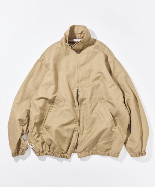 CAHLUMN（カウラム）の「CAHLUMN/カウラム Cotton Linen Harrington Jacket/コットン リネン ハリントンジャケット（ブルゾン・メンズ・ネイビー/ベージュ・MEDIUM/LARGE/XX-LARGE/X-LARGE）」の20枚目の写真