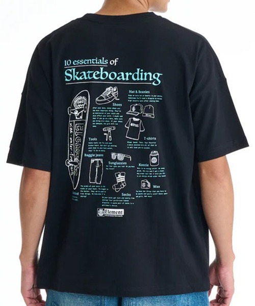 ELEMENT(エレメント)の「ELEMENT/エレメント 半袖 Tシャツ 10 ESSENTIALS SS BG021227(Tシャツ/カットソー・メンズ・ブラック/グリーン/ホワイト・M/L/XL)」の1枚目の写真
