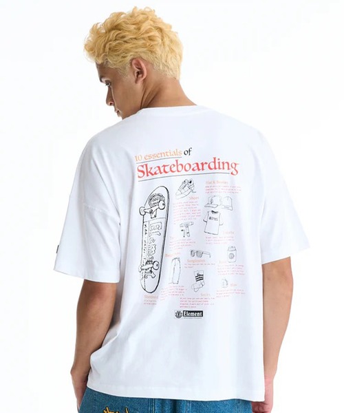 ELEMENT(エレメント)の「ELEMENT/エレメント 半袖 Tシャツ 10 ESSENTIALS SS BG021227(Tシャツ/カットソー・メンズ・ブラック/グリーン/ホワイト・M/L/XL)」の8枚目の写真