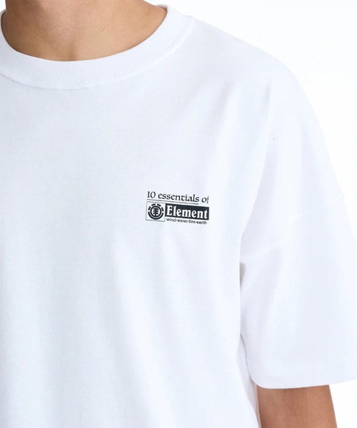 ELEMENT(エレメント)の「ELEMENT/エレメント 半袖 Tシャツ 10 ESSENTIALS SS BG021227(Tシャツ/カットソー・メンズ・ブラック/グリーン/ホワイト・M/L/XL)」の9枚目の写真