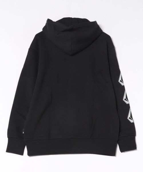 VOLCOM（ボルコム）の「VOLCOM ONE POINT LOGO BASIC PARKA（パーカー・メンズ・ブラック/グレー・M/L/XL）」の4枚目の写真
