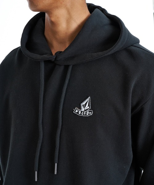 VOLCOM（ボルコム）の「VOLCOM ONE POINT LOGO BASIC PARKA（パーカー・メンズ・ブラック/グレー・M/L/XL）」の5枚目の写真