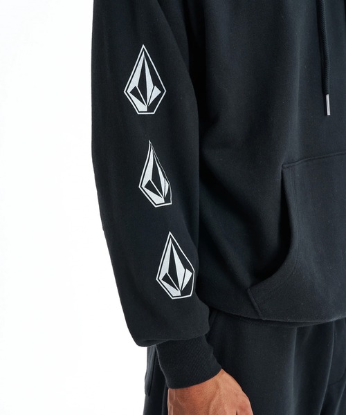 VOLCOM（ボルコム）の「VOLCOM ONE POINT LOGO BASIC PARKA（パーカー・メンズ・ブラック/グレー・M/L/XL）」の6枚目の写真