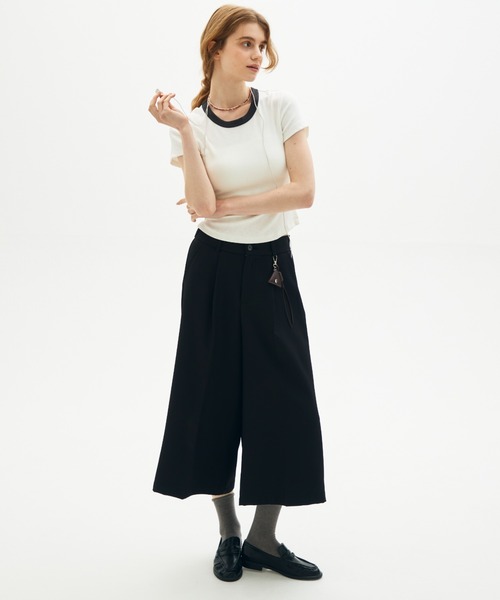 full/fill.(フルフィル)の「tuck long bermuda pants / タックロングバミューダパンツ(その他パンツ・レディース・ブラウン/ブラック・FREE)」の14枚目の写真