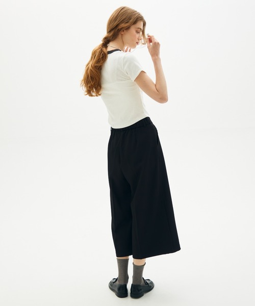 full/fill.(フルフィル)の「tuck long bermuda pants / タックロングバミューダパンツ(その他パンツ・レディース・ブラウン/ブラック・FREE)」の17枚目の写真