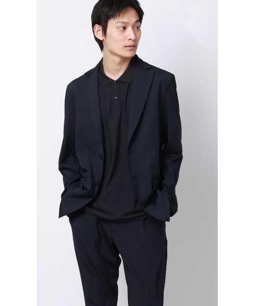 AOYAMA(アオヤマ)の「ゼロプレッシャースーツ【ジャケット】【セットアップ着用可】(スーツジャケット・メンズ・ブラック/ネイビー・L/M/S)」の2枚目の写真