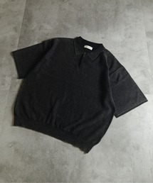 many men many mind（メニーメンメニーマインド）の「MANYMENMANYMINDS / スノーウォッシュニットポロシャツ（ニット/セーター）」
