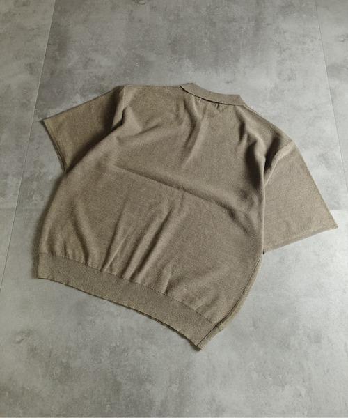 many men many mind(メニーメンメニーマインド)の「MANYMENMANYMINDS / スノーウォッシュニットポロシャツ(ニット/セーター・メンズ・ベージュ/ネイビー/ブラック・LARGE/X-LARGE/MEDIUM)」の14枚目の写真