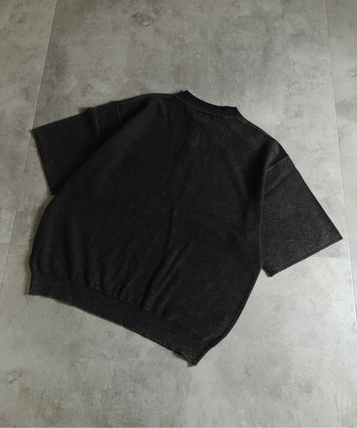 many men many mind(メニーメンメニーマインド)の「MANYMENMANYMINDS / スノーウォッシュニットポロシャツ(ニット/セーター・メンズ・ベージュ/ネイビー/ブラック・LARGE/X-LARGE/MEDIUM)」の8枚目の写真