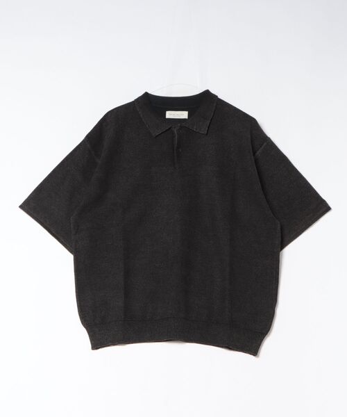 many men many mind(メニーメンメニーマインド)の「MANYMENMANYMINDS / スノーウォッシュニットポロシャツ(ニット/セーター・メンズ・ベージュ/ネイビー/ブラック・LARGE/X-LARGE/MEDIUM)」の10枚目の写真